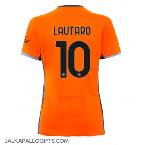 Inter Milan Lautaro Martinez #10 Kolmaspaita Naiset 2023-24 Lyhythihainen